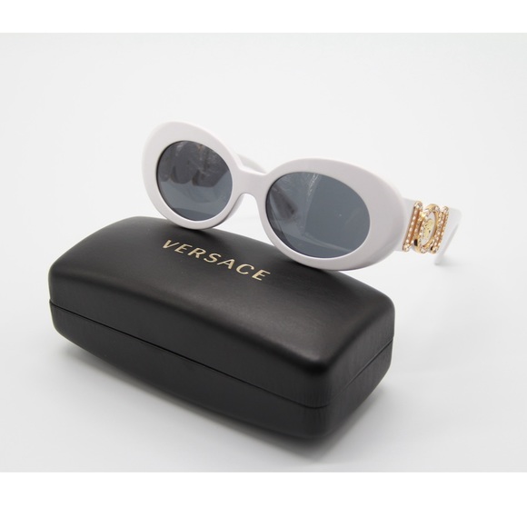 NEW VE4426BU 314/87 VERSACE MEDUSA SUNGLASSES MOD 4426BU WHITE VERSACE VE 4426BU - Picture 1 of 10